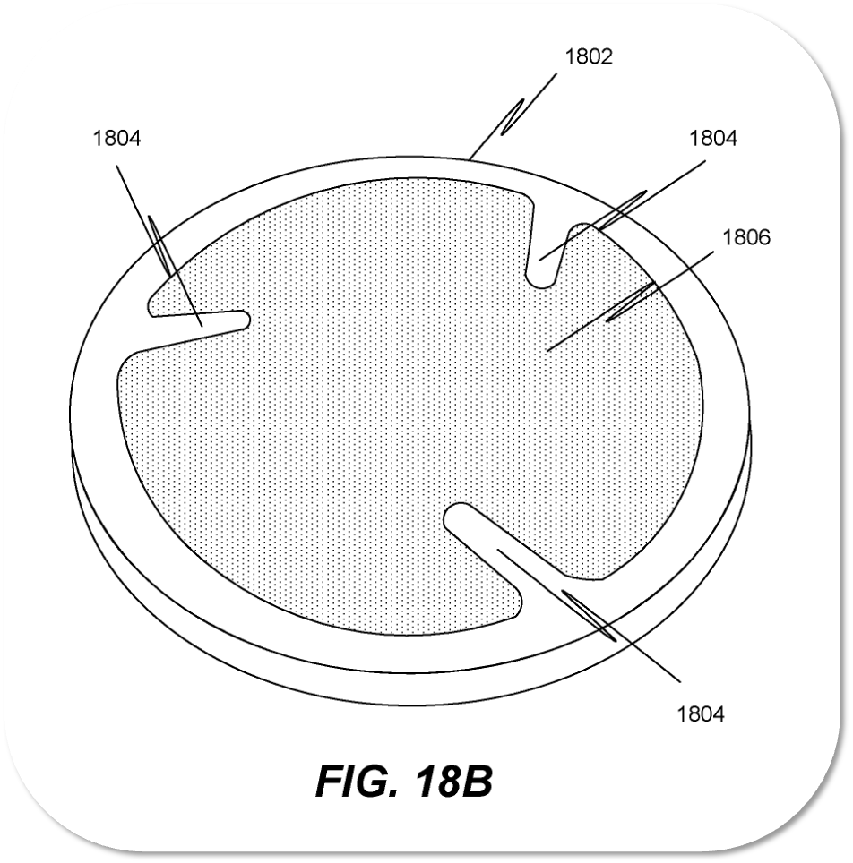 Design of the Sooma electrode patented in the U.S.